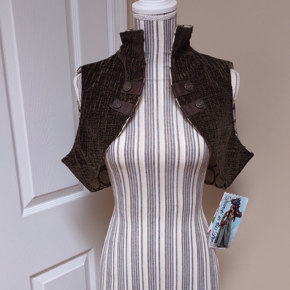 NWT Damsel In this Dress Sgt. Pepper Vest Size L